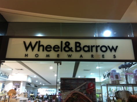 Wheel & Barrow...because Crate & Barrel just sounds weird