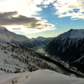 One of the best ski days yet: January 1 in Chamonix