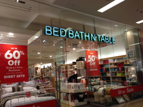 Bed Bath n Table....why stop at Beyond!